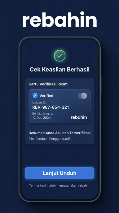Tampilan kanal resmi rebahin